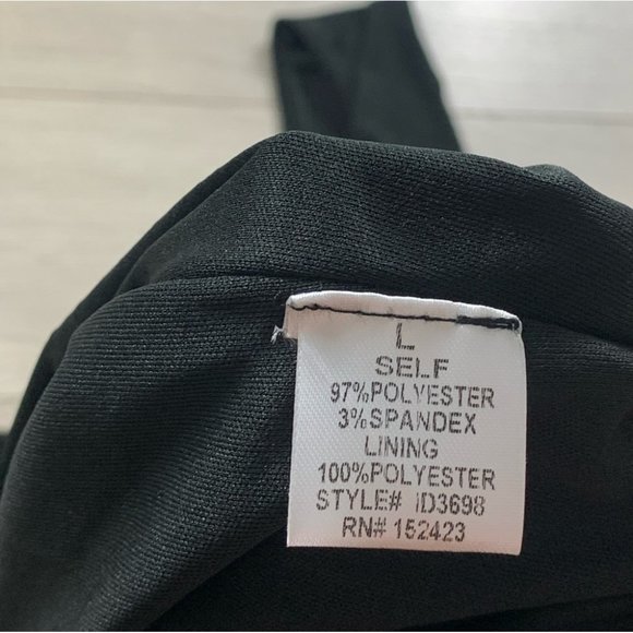 Fashion Nova Office Talk Slinky Long Sleeve Midi Dress - Black - Picture 10 of 13